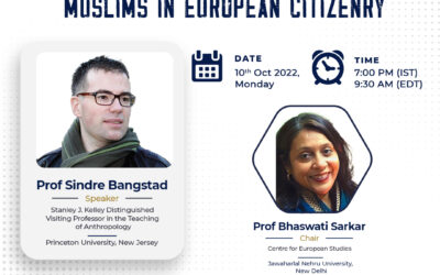 Muslims in European Citizenry: Distuinghsed Lecture by Prof. Sindre Bangstad