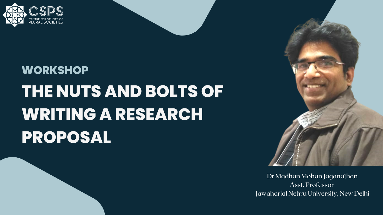 The Nuts and Bolts of Writing a Research Proposal