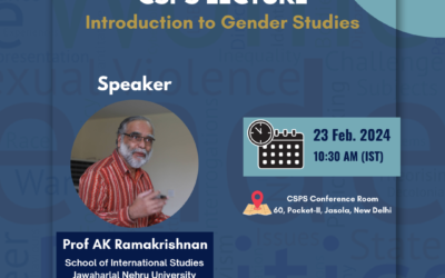 CSPS Lecture| Introduction to Gender Theories