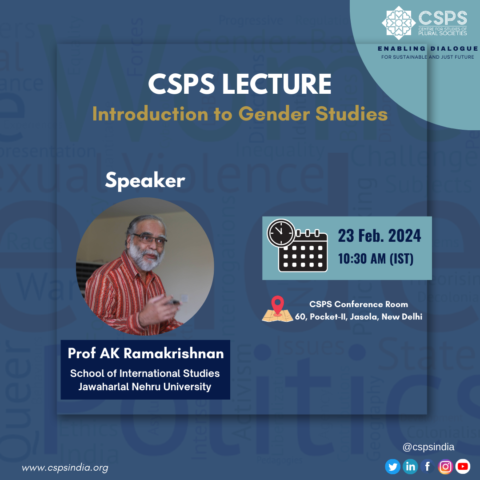 CSPS Lecture| Introduction to Gender Theories