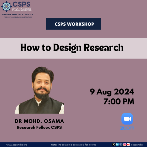 CSPS Workshop | How to Design Research